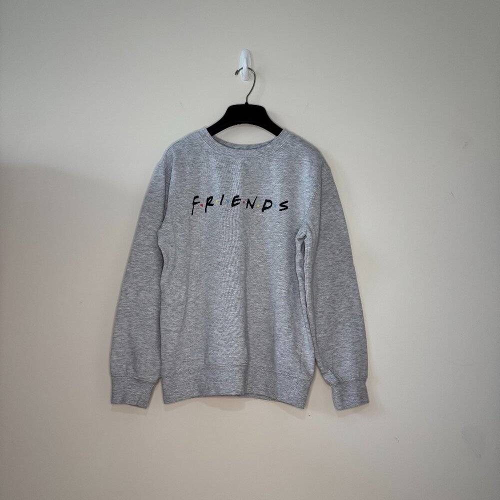 NWOT Love Tribe FRIENDS Gray Graphic Sweatshirt Size M